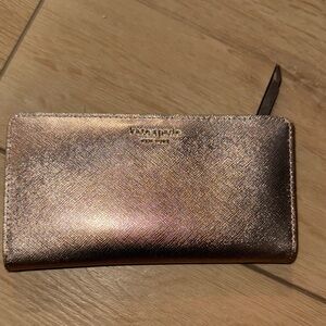 Kate Spade Rose Gold Wallet